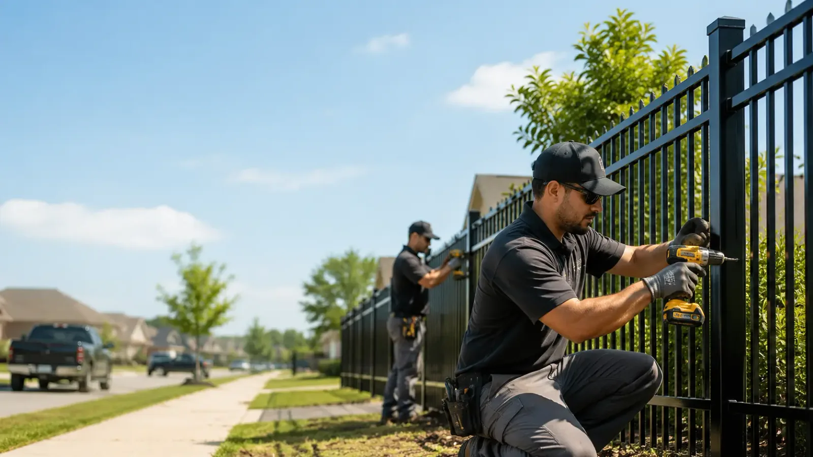 Metal Fence Installation in Galveston, IN